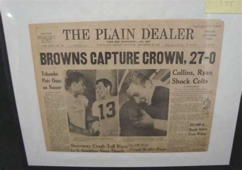 cleveland browns front page